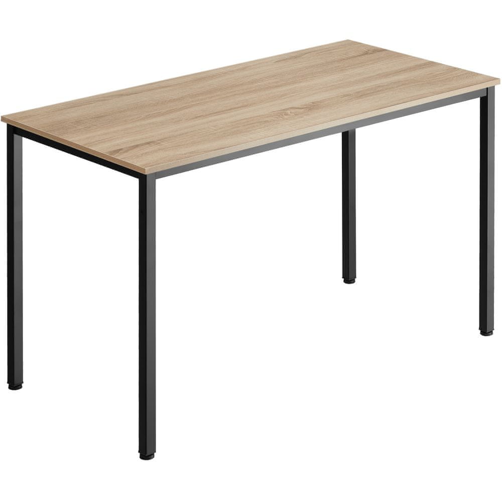 tectake Písací stôl Vanport 120x60x75,5cm - Industrial svetlé drevo, dub Sonoma